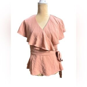 Forever 21 NWT Womens Wrap Top Open Back Large